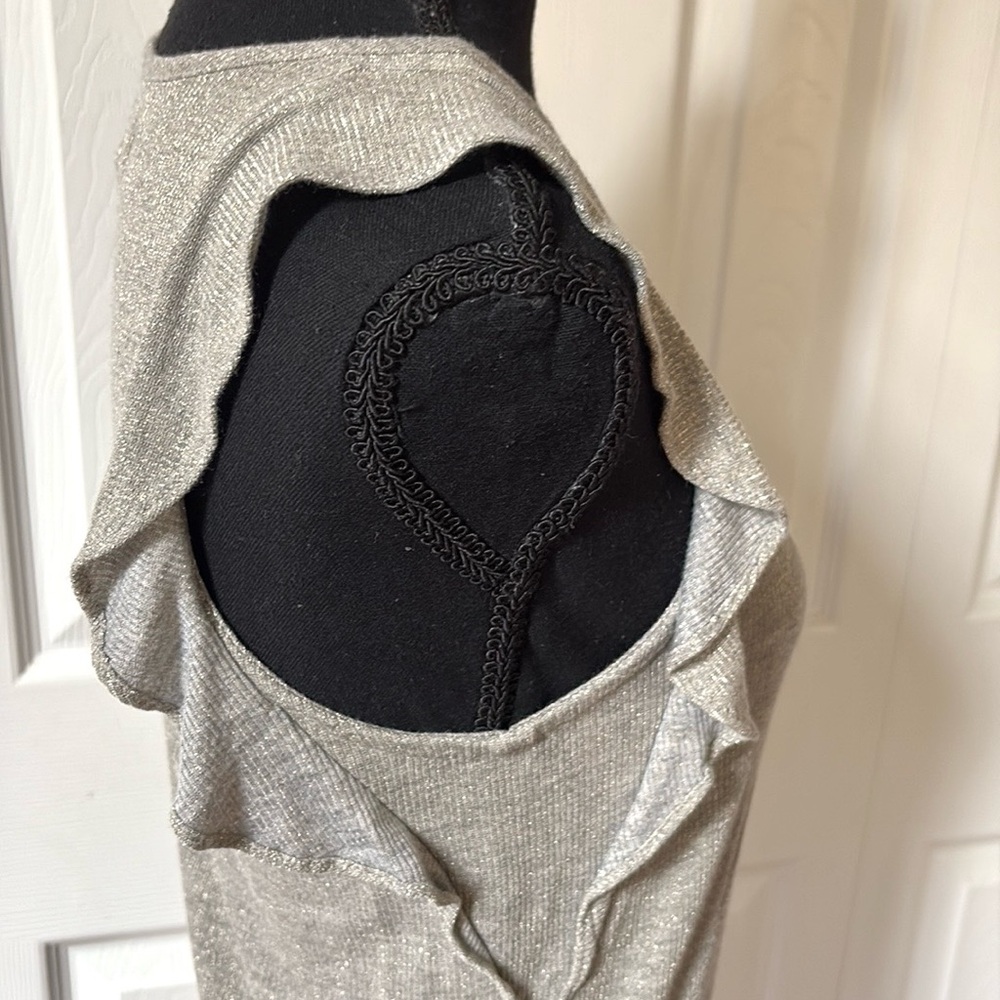 Madewell Metallic Ruffle Tank Top - Picture 9 of 13